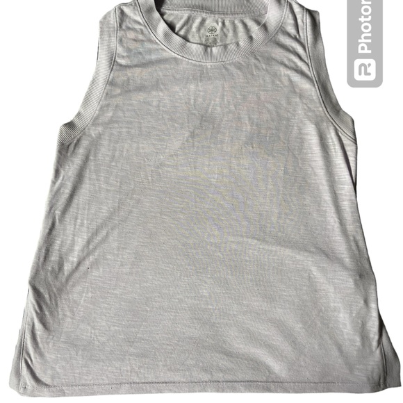 Gaiam Lavender Relaxed Cotton Yoga Tank Top - Picture 2 of 12